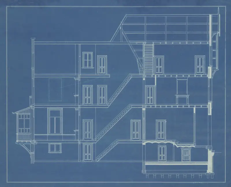 Architectural blueprint